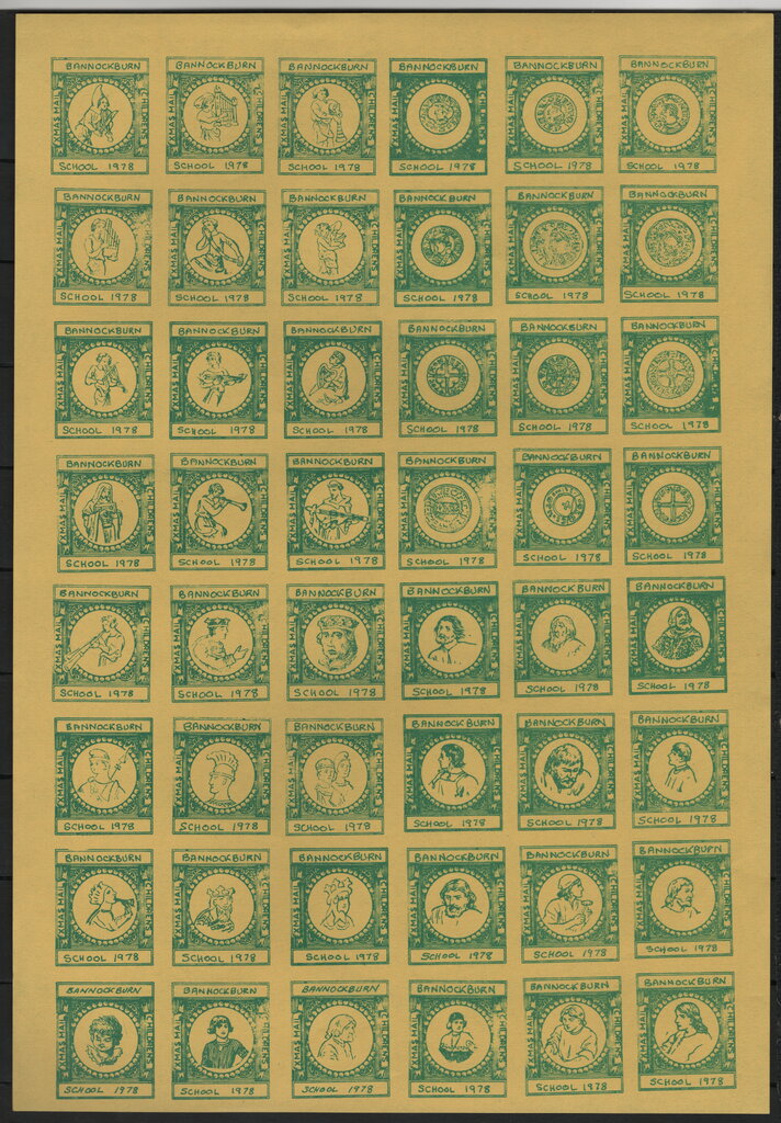 1978 Full Sheet Imperforated