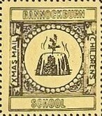 Stamp, Christmas Pudding, Scotland,  , Christmas, Schools