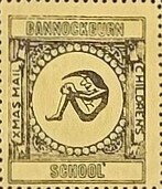 Stamp, Gnome facing left, Scotland,  , Christmas, Schools