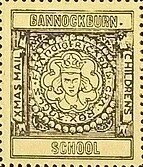 Stamp, Kings head, Scotland,  , Christmas, Schools