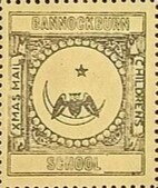 Owl on Crescent of Moon