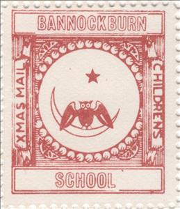 Stamp, Owl on Crescent of Moon, Scotland,  , Christmas, Schools