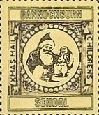 Stamp, Santa and Rabbit, Scotland,  , Christmas, Santa Claus, Schools