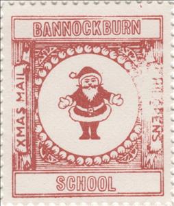 Stamp, Santa outstretched Arms, Scotland,  , Christmas, Schools
