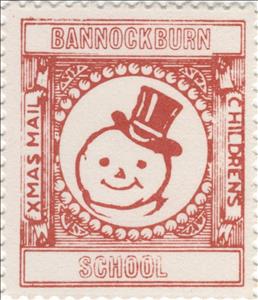 Stamp, Snowman facing forwards, Scotland,  , Christmas, Schools