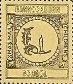 Stamp, Unlit Candle with Holly, Scotland,  , Christmas, Schools