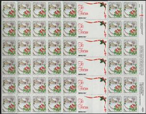 Full Pane, American Lung Association 1992, United States of America,  , Charity, Christmas, Snow, Tuberculosis / TBC
