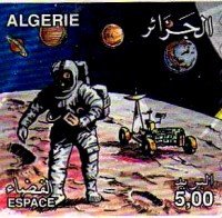 Stamp, Space, Algeria,  