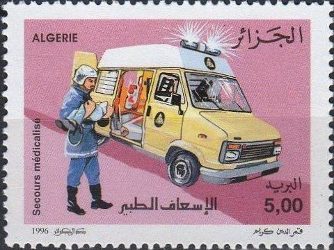 Giving medical aid, ambulance