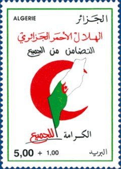 Algerian Red Crescent. Symbolic composition