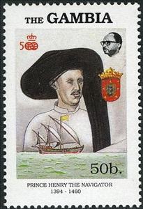 Stamp, Caravel, Gambia,  