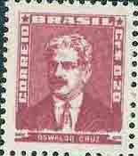 Stamp, Oswaldo Cruz, Brazil,  