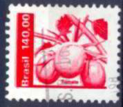 Stamp, Natural Economy Resources- , Brazil,  , Fruits