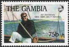 Stamp, Sailing, Gambia,  