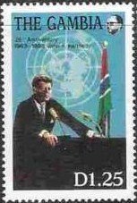 Stamp, Public Address, Gambia,  