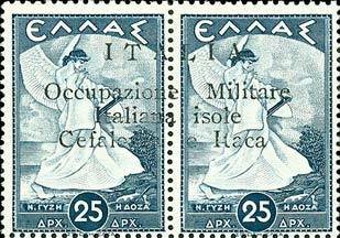 Greece Stamp Overprinted - "ITALIA ...Occupazione"