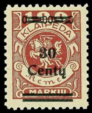 Overprint: 30 Centy