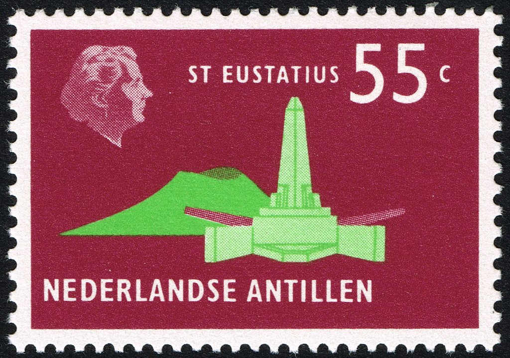 De Ruyter obelisk, St. Eustatius