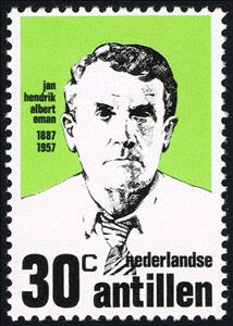 Stamp, Jan Hendrik Albert Eman, Netherlands Antilles,  
