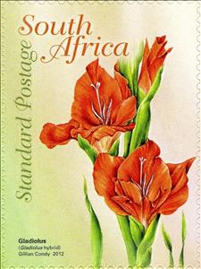 Stamp, Glaïeuls, South Africa,  