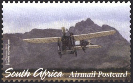 Cent. of the first South African aerial post flight, from m/