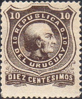 Stamp, Gral. Jose Artigas, Uruguay,  