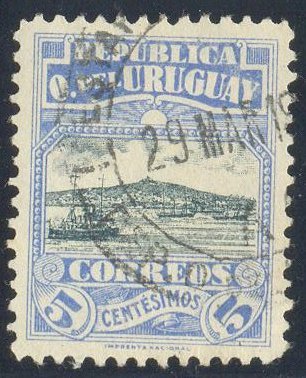 Habor from Montevideo and Montain Cerro