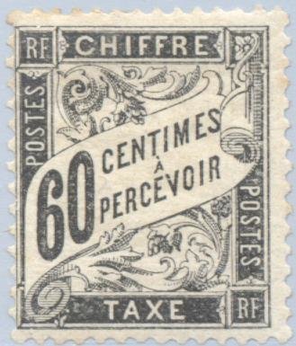 Chiffre taxe, type Duval