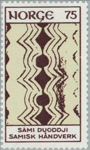 Stamp, Lapp handicraft, Norway,  , Crafts