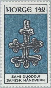 Stamp, Lapp handicraft, Norway,  , Crafts, Metalworking