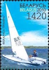 Sailboat of the class "Luch"