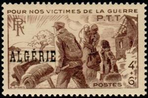Stamp, Victimes de la guerre-War Victims, Algeria,  