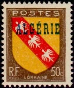 Stamp, Lorraine, Algeria,  