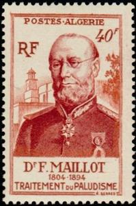 Stamp, Francoise C. Maillot, Algeria,  
