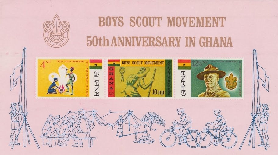 50th anniv. of the Ghana (Gold Coast) Boy Scouts