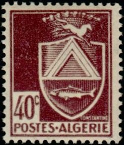 Stamp, Arms of Constantine, Algeria,  
