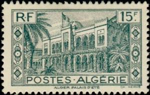 Stamp, Alger (palais d'été)-Algiers (Summer Palace), Algeria,  