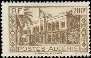 Stamp, Alger (palais d'été)-Algiers (Summer Palace), Algeria,  