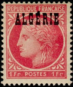 Stamp, Ceres de Mazelin, Algeria,  