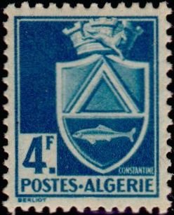 Stamp, Arms of Constantine, Algeria,  
