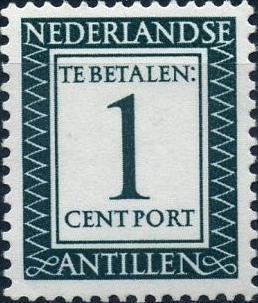 Stamp, Number and value, Netherlands Antilles,  , Numbers