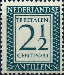 Stamp, Number and value, Netherlands Antilles,  , Numbers