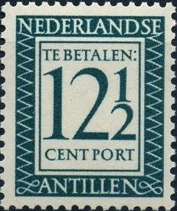 Stamp, Number and value, Netherlands Antilles,  , Numbers