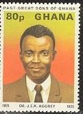 Stamp, J.E.K. Aggrey (1875-1925), Ghana,  