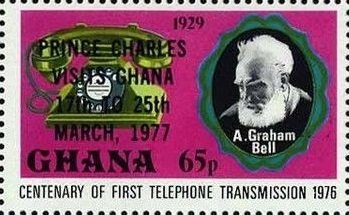 Stamp, Overprinted, Ghana,  