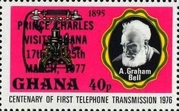 Stamp, Overprinted, Ghana,  