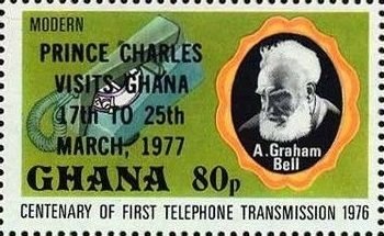 Stamp, Overprinted, Ghana,  