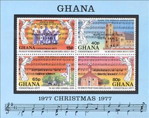 Souvenir Sheet, Overprinted, Ghana,  