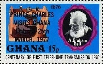 Stamp, Overprinted, Ghana,  