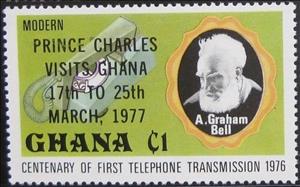 Stamp, Overprinted, Ghana,  